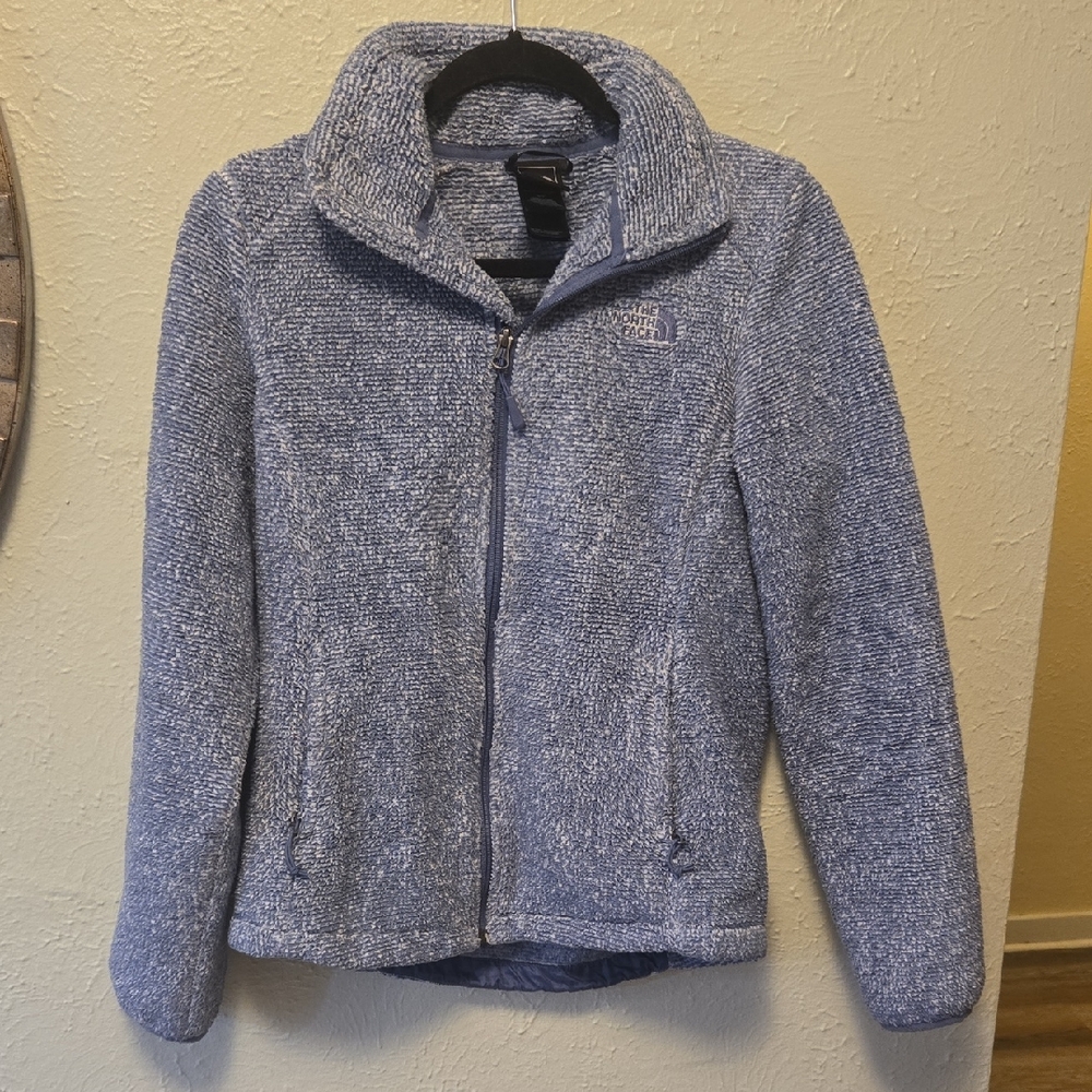 The North Face Women's Heathered Blue Teddy Jacket